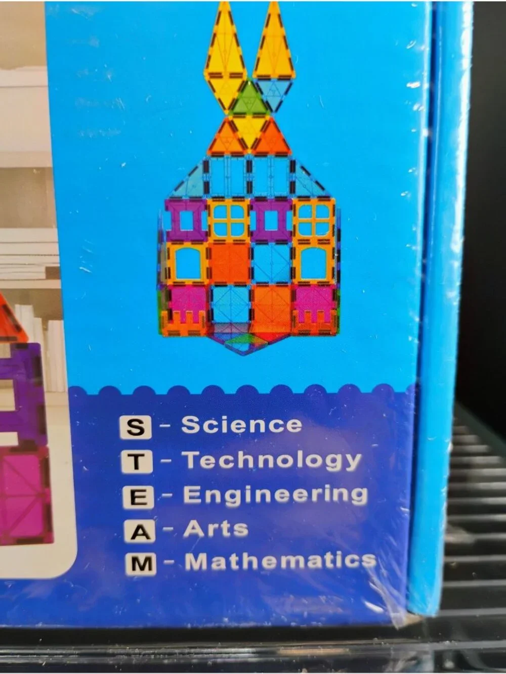 Magnetic Tiles 40-Piece Set 3D Brain Development Construction Blocks